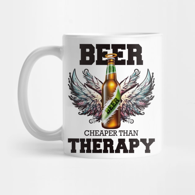 Beer Cheaper than Therapy by i2studio